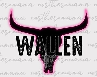 Western Digital Download, Country Western PNG, Cowboy Design,  Bull Skull Distressed PNG File, Western Cowboy