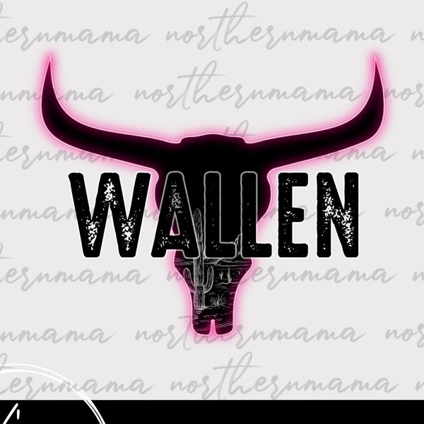 Western Digital Download, Country Western PNG, Cowboy Design,  Bull Skull Distressed PNG File, Western Cowboy