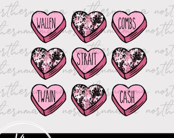Western Valentine PNG, Valentine PNG, Valentine's Day PNG, Country Music Png, Png, Digital Download