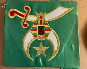 Parche bordado inacabado de Shriner para Applique