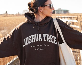 Joshua Tree Hoodie Joshua Tree Sweatshirt Nature Lover Hoodie National Parks Hoodie Hiking Camping Hoodie Varsity College Hoodie