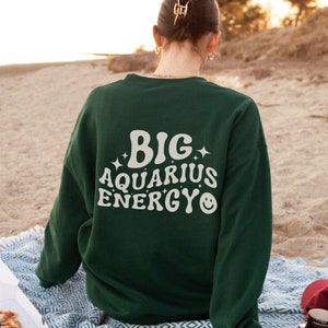 Aquarius Sweatshirt Aquarius Gifts Astrology Sweater Zodiac Sweatshirt Aesthetic Hoodie Aquarius Zodiac Gifts Aquarius Hoodie Preppy Hoodie