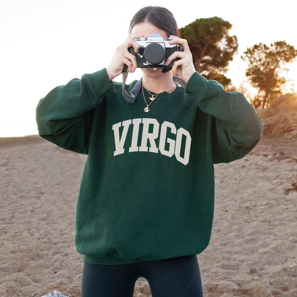 Virgo Sweatshirt Virgo Gift Zodiac Sweatshirt College Sweatshirt Astrology Sweater Aesthetic Hoodie Preppy Sweatshirt Virgo Zodiac Gifts