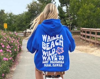 Hawaiian Hoodie Hawaii Sweatshirt Maui Sweatshirt Hawaii Hoodie Surf Hoodie VSCO Hoodie Hibiscus Hoodie Beachy Sweatshirt Maui Hoodie