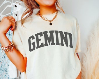 Gemini Shirt Gemini Gifts Gemini Sweatshirt Comfort Colors Shirt Vsco Shirt Gemini T Shirt Zodiac Shirt Astrology Clothes Gemini Zodiac Gift