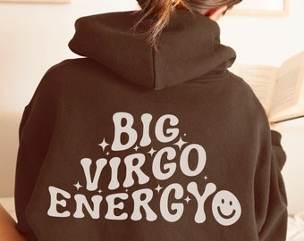 Virgo Hoodie Virgo Gift Astrology Hoodie Aesthetic Hoodie Preppy Hoodie Vsco Hoodie Trendy Hoodie Smiley Face Hoodie Zodiac Sweatshirt