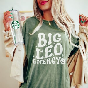 Leo Shirt Comfort Colors Shirt Leo Gifts Astrology Clothes Smiley Face Shirt Leo Birthday Gifts Vsco Shirt Leo Zodiac Shirt Leo T Shirt