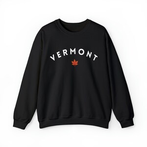 Vermont Crewneck Vermont Shirt Hiking Sweater Mountain Sweatshirt Fall Sweater State Sweatshirt Granola Girl Clothing Nature Crewneck image 6