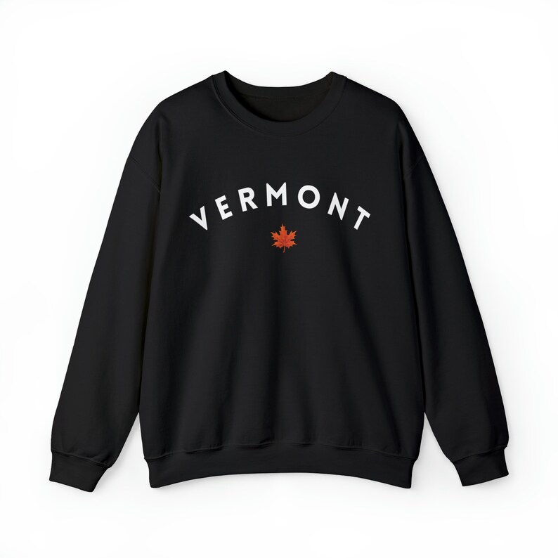 Vermont Crewneck Vermont Shirt Hiking Sweater Mountain Sweatshirt Fall Sweater State Sweatshirt Granola Girl Clothing Nature Crewneck image 6