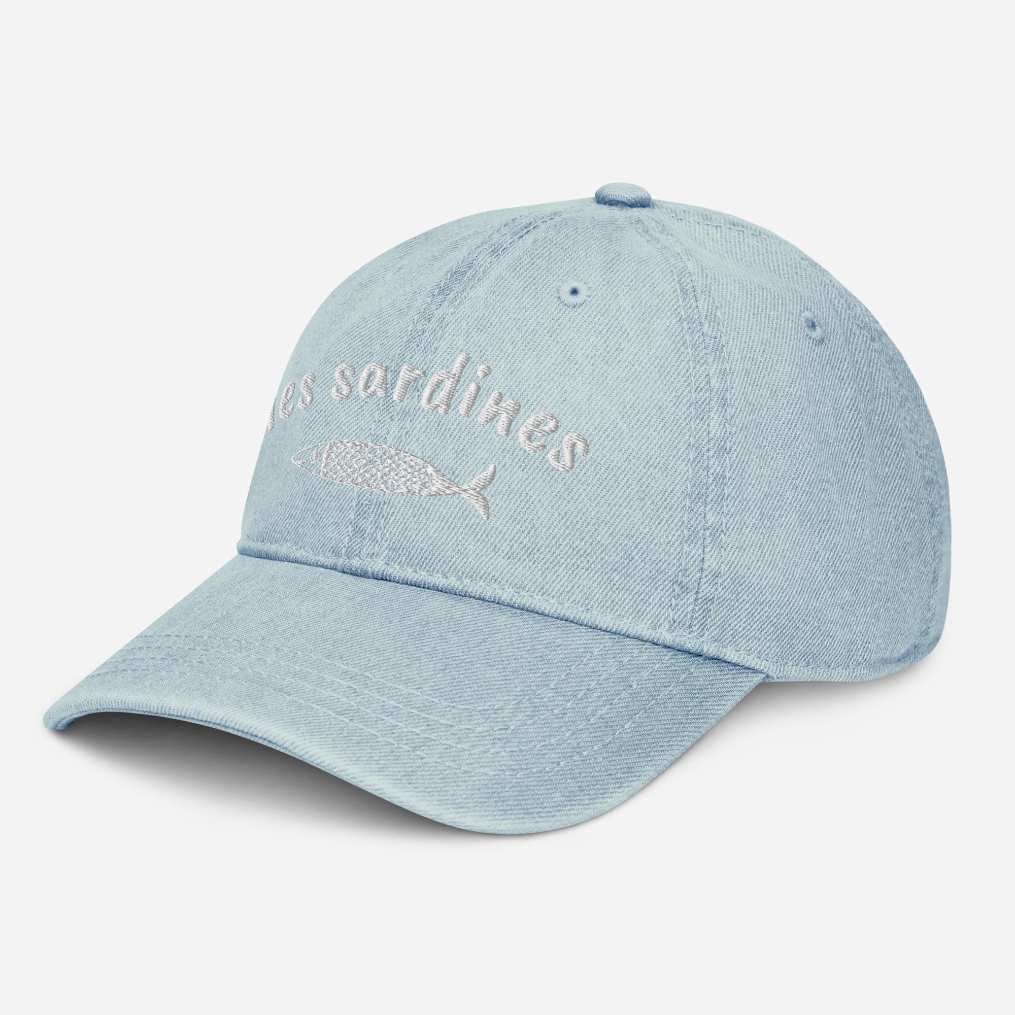 Embroidered Sardines Cap Tinned Fish Hat Portugal Cap Slow 