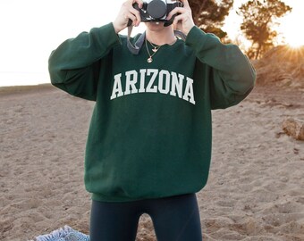 Arizona Sweatshirt Arizona Gifts Varsity Sweatshirt Hiking Crewneck Adventure Hoodie Arizona Shirt Arizona State Sweatshirt Arizona Crewneck