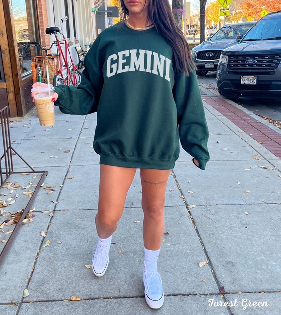 Gemini Sweatshirt Gemini Gifts Zodiac Sweatshirt College Sweatshirt Astrology Sweater Aesthetic Hoodie Preppy Sweatshirt Gemini Zodiac Gifts