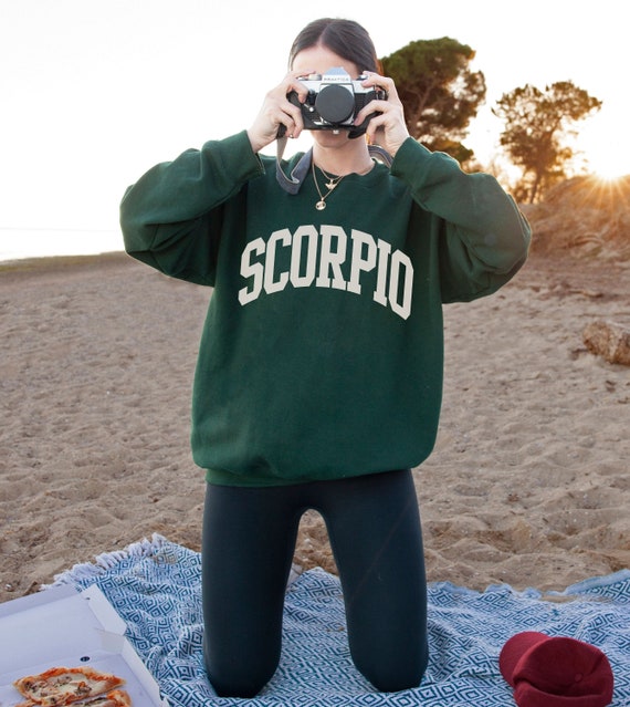 Scorpio Sweatshirt Scorpio Gifts Astrology Sweater Zodiac Sweatshirt College Sweatshirt Aesthetic Hoodie Preppy Sweatshirt Zodiac Gifts