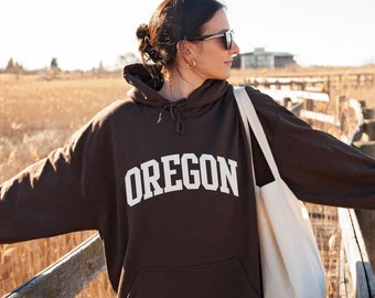 Oregon Hoodie Oregon Gifts Varsity Sweatshirt Travel Hoodie Granola Girl Gift Granola Girl Hoodie Oregon State Hoodie Oregon Sweatshirt