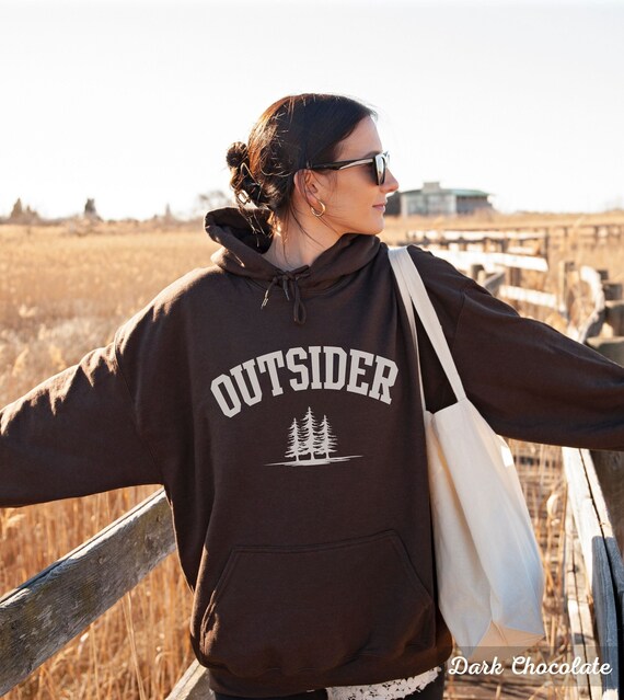 National Parks Hoodie Brown Hoodie Forest Hoodie Unique Hiking Gifts Granola Girl Clothing Outsider Sweater Outdoorsy Hoodie Camping Hoodie