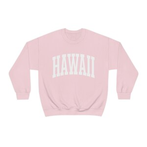Hawaii Sweatshirt Hawaii Crewneck Hawaii Hoodie Aloha Shirt Beachy Sweatshirt University of Hawaii Varsity Sweatshirt Surf Vacation Sweater image 4