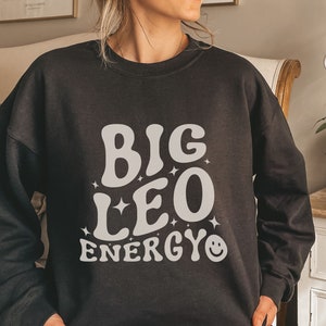 Leo Sweatshirt Leo Gifts Smiley Face Hoodie Astrology Sweater Leo Zodiac Sweatshirt Leo Hoodie Zodiac Gifts Preppy Hoodie Leo Birthday Gifts