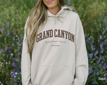Grand Canyon Hoodie Arizona Sweatshirt Grand Canyon National Park Hoodie Nature Hoodie Grand Canyon Gifts Varsity Sweatshirt Hiking Crewneck