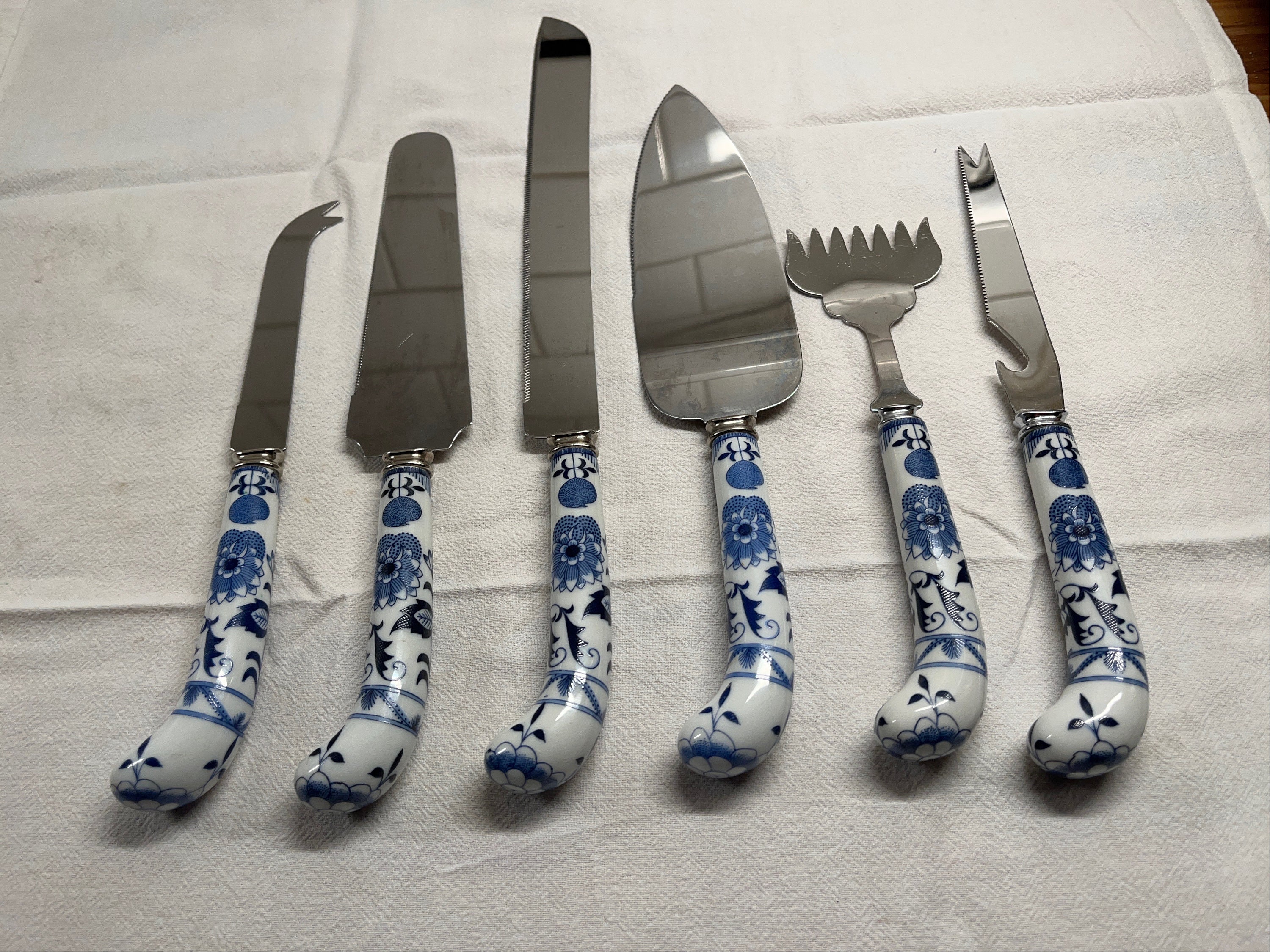 Sheffield Cake Server With Porcelain Handle - Etsy Sheffield Cake Server With Porcelain Handle - Etsy