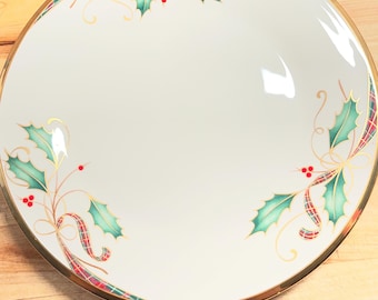 Lenox Holiday Nouveau Gold    Salad Plate  NWT