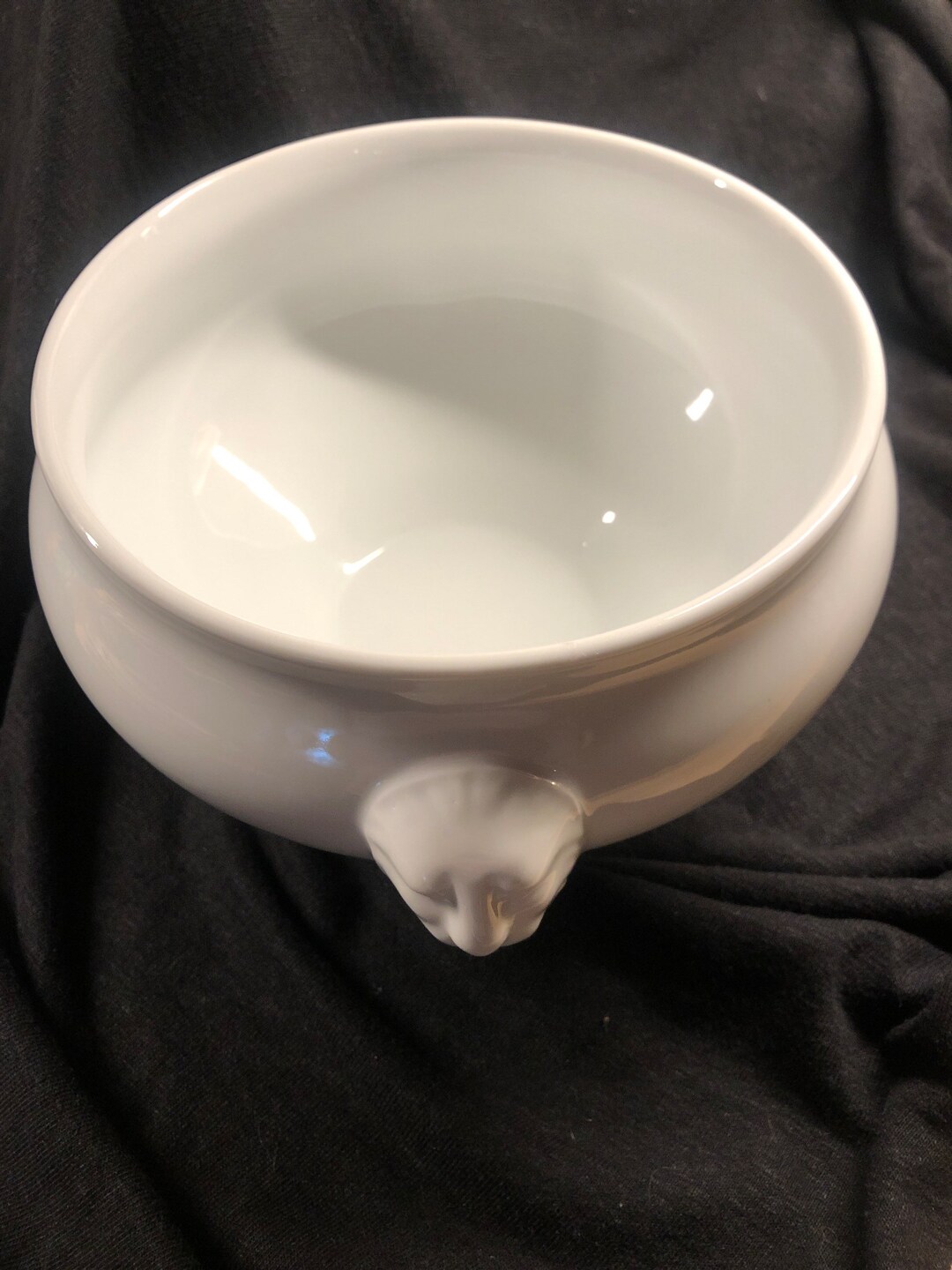 Vintage Large Bodum White Lions Head Serving Bowl/tureen Etsy