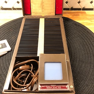 Vintage Fodeco Viewer Slide File  By Technical Devices Corporation  Model No.155 - 115 Volts 7 Watts  WORKS!!!!