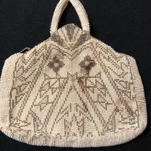 Art Deco/Art Nouveau Fine Beaded Evening Bag Made in Czechoslovakia