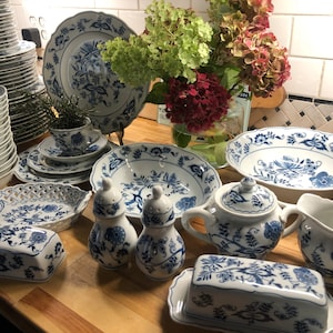 Vintage Blue Danube Blue Onion Tableware  XL Open Stock - You Pick What You Want - Beautiful, Iconic   French Country Vibe