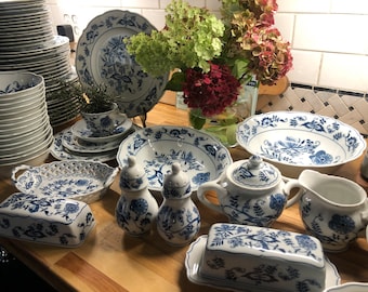 Vintage Blue Danube Blue Onion Tableware  XL Open Stock - You Pick What You Want - Beautiful, Iconic   French Country Vibe