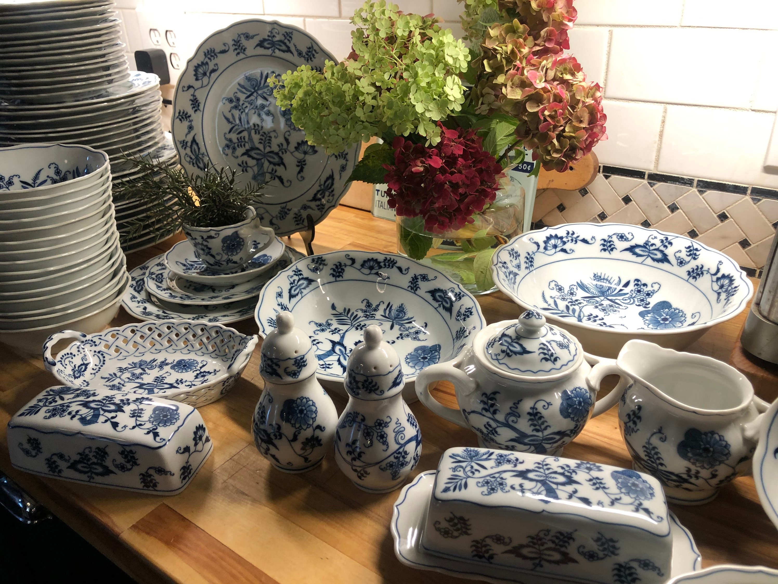 Vintage Blue Danube Blue Onion Tableware XL Open Stock - You Pick
