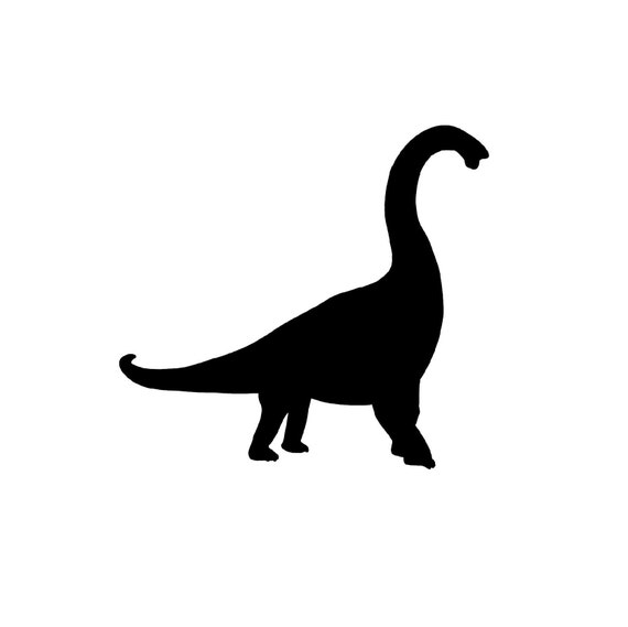 Diplodocus, dinausore, silhouette, animal, svg file, png, jpeg, dxf, eps -  Clip art lion, cutting file