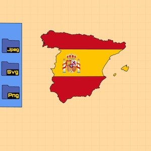 Spain, Spain icon, Spanish flag, instagram icon - png file, jpeg, svg