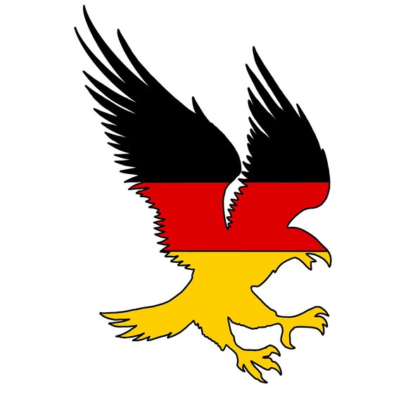 German Eagle Flag Germany National Animal Animal - Etsy