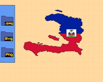 Haïti, Haïti-icoon, Haïtiaanse vlag, Instagram-icoon - PNG-, JPEG- en SVG-bestand