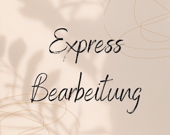 Express Bearbeitung für 1x Artikel