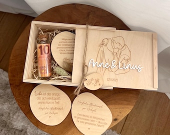 Geschenk zur Hochzeit | personalisiertes Geldgeschenk Hochzeit | Hochzeitsgeschenk