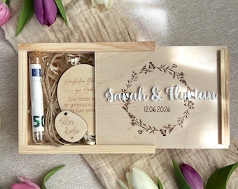 Presente de casamento | Presente em dinheiro personalizado para casamento | Presente de casamento