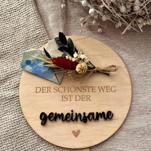Geldgeschenk Hochzeit | Geschenk Brautpaar |  Namen personalisiert
