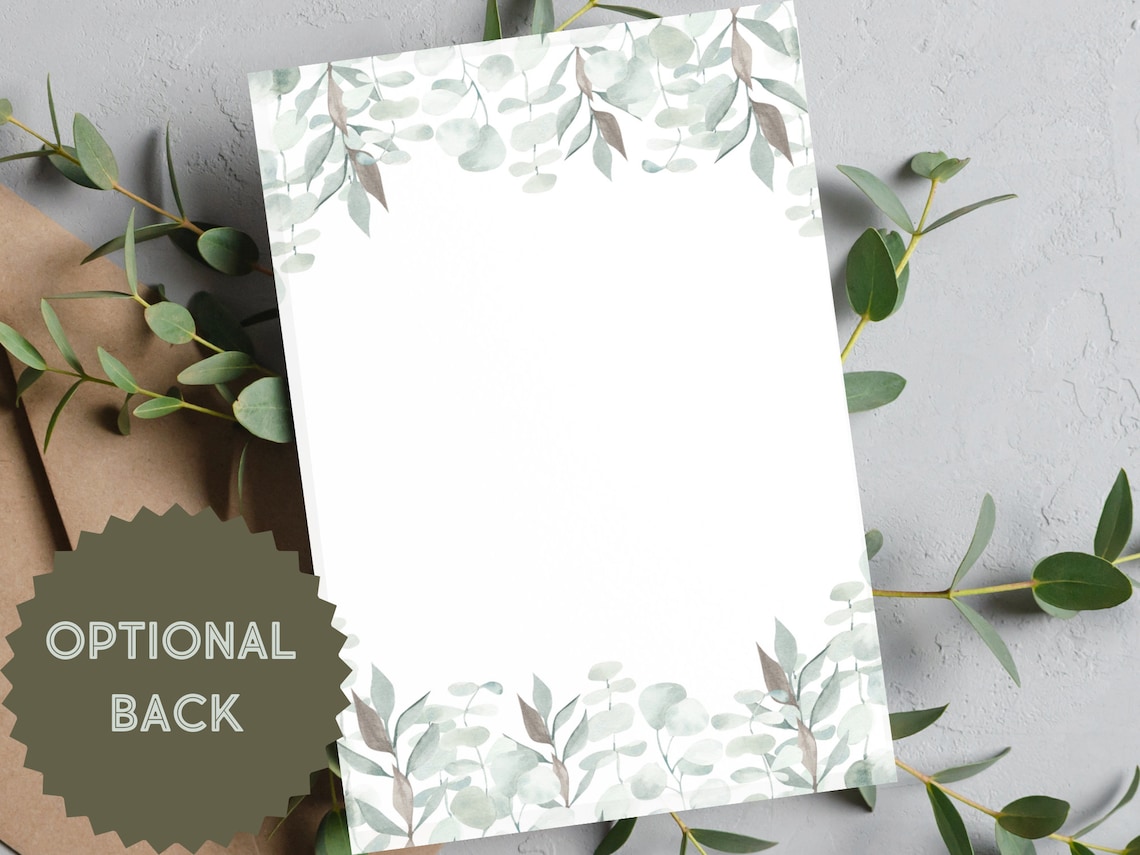EDITABLE Oh Baby Greenery Baby Shower Invitation. Green Gold Watercolor ...