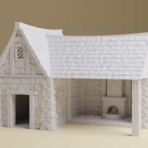 Fantasy Blacksmith Detailed Miniature 28mm Terrain for Fantasy games and RPGs | Age of Sigmar, DND, Malifaux, Dungeons and Dragons