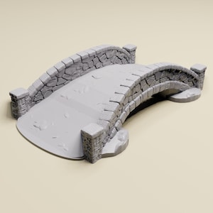 Foot Bridge | Detailed Terrain for Tabletop Gaming and Dioramas.  Choose from 32mm, 28mm, 20mm or 15mm