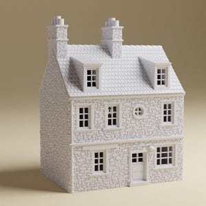 St Marie Dumont House #1 | 28mm, 20mm, 15mm, 12mm WWII tabletop wargaming terrain for Bolt Action, Flames of War,Chain of Command