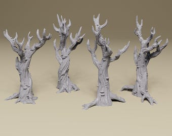 Fantasy Trees - Miniature Fantasy Terrain for Wargaming and RPGs 32mm 28mm | Kings of War, DND, Frostgrave, Malifaux, Warhammer