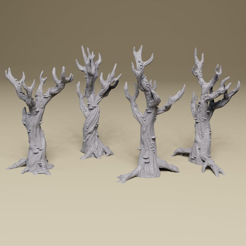 Fantasy Trees - Miniature Fantasy Terrain for Wargaming and Rpgs 32mm ...