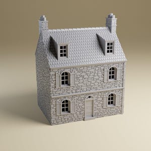 French WWII Farm House | 28mm, 20mm or 15mm | tabletop wargaming terrain for Bolt Action, Chain of Command, Flames of War