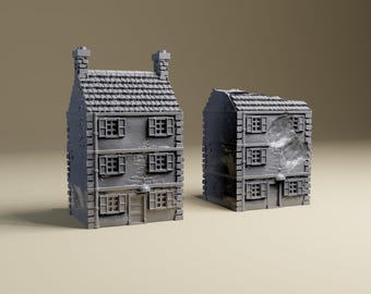 6mm Normandy building #4 | 1:285 scale Detailed WWII miniature tabletop wargaming terrain - GHQ, O-Group, Battletech -  8mm, 10mm, 12mm
