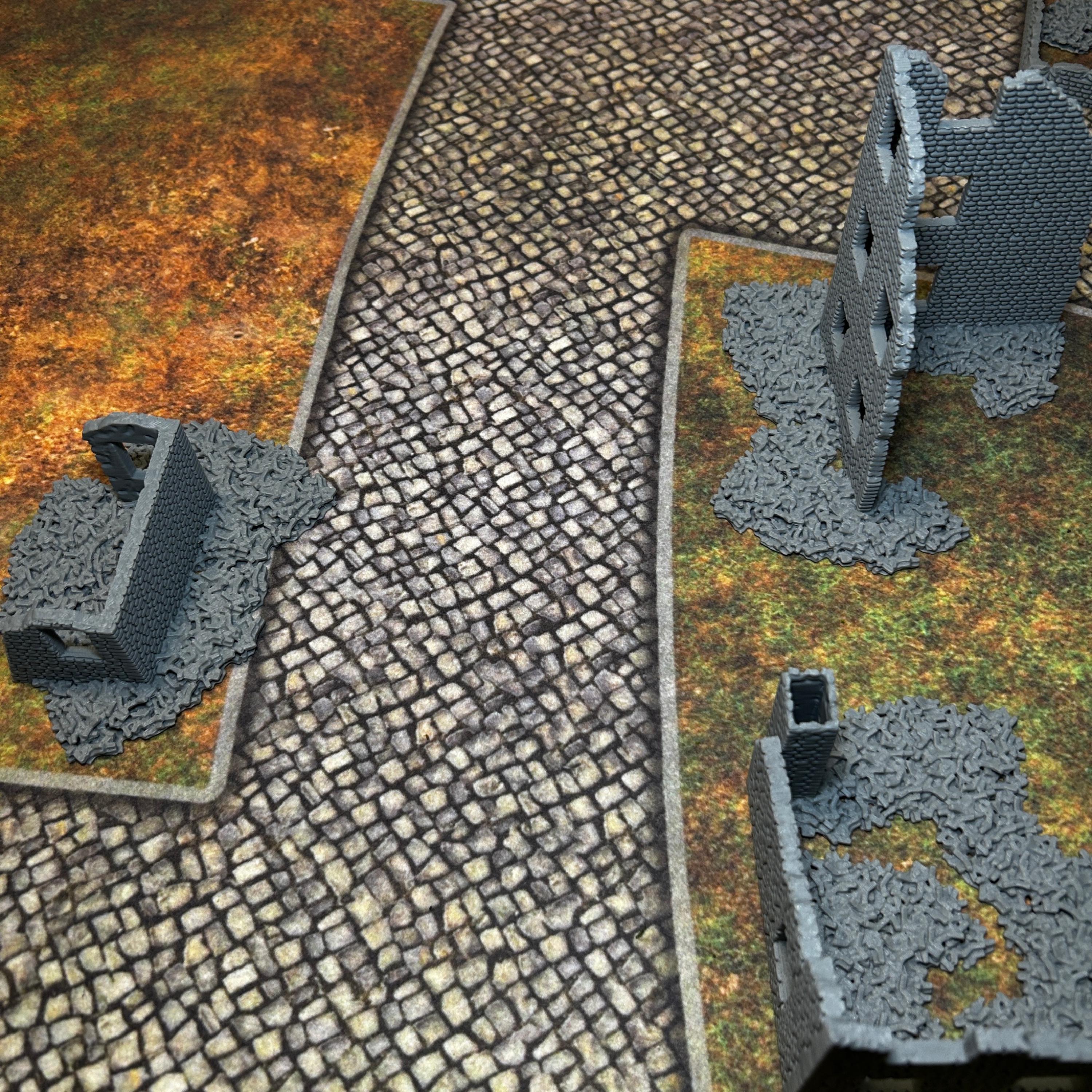 Urban Ruins and Rubble - Detailed WWII Terrain for 28mm, 20mm, 15mm ...