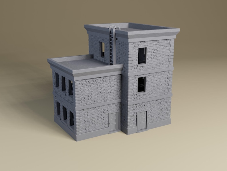 Ashfall City Building 4 - Modern Urban Terrain for Tabletop Rpgs ...