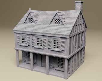 Corsair Bay Tavern 1 - Fantasy Terrain for Miniature Wargames and RPGs | 32mm-20mm Kings of War, AoS, Frostgrave, Dungeons and Dragons