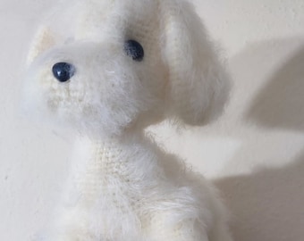 Crochet Puppy Amigurumi Pattern, Fluffy Dog Toy (PDF Pattern)